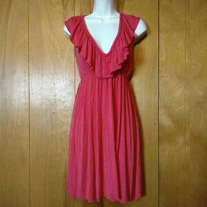 Speechless Juniors Small Sleeveless Ruffle Neck Dress Pullover New With …
